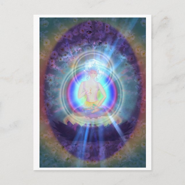 postal de Vajrasattva (Anverso)