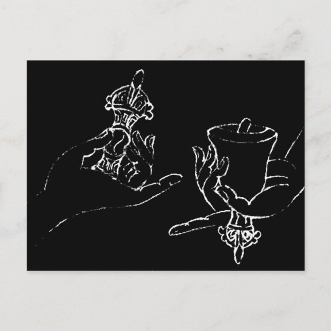 Postal de Vajrasattva Mudra (Anverso)