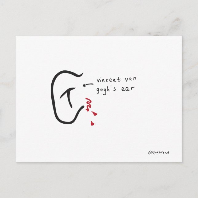 postal de van gogh (Anverso)