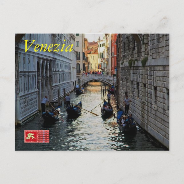 Postal de Venecia (Anverso)