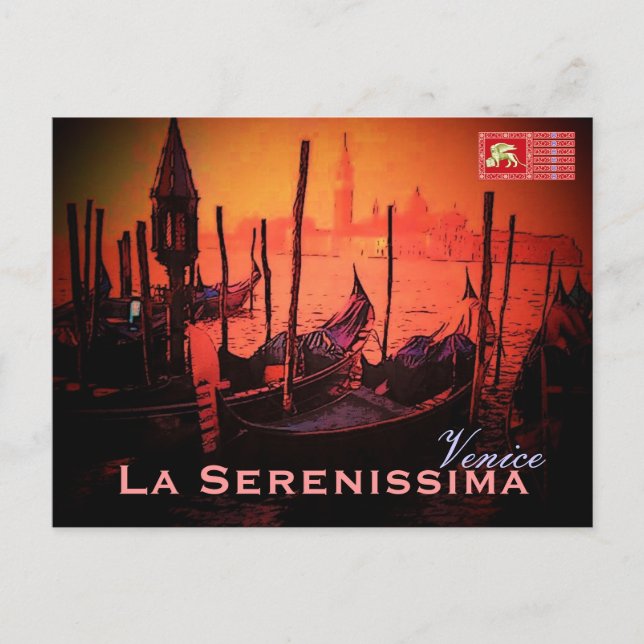 Postal de Venecia (Anverso)