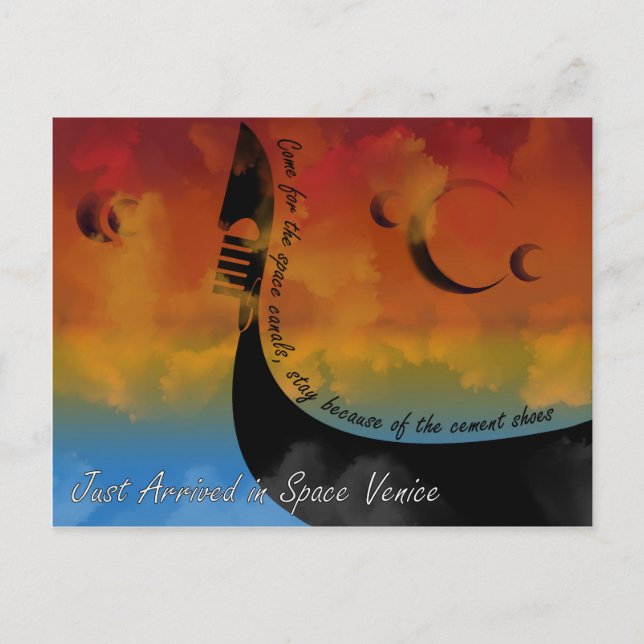 Postal de Venecia Espacial (Anverso)