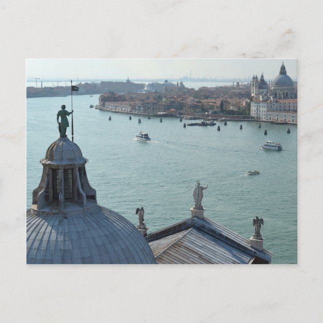 Postal de Venecia, Italia Skyline (Anverso)