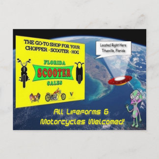 Postal de ventas para extranjeros de Florida Scoot