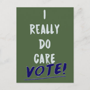 Postal De verdad me importa - Vota a Melania contra Trump