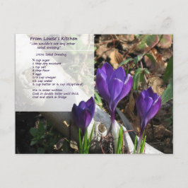 Postal de vestir de ensalada de 1956