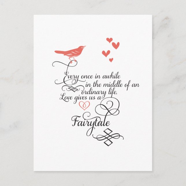 Postal De vez en cuando en una vida ordinaria. (Anverso)