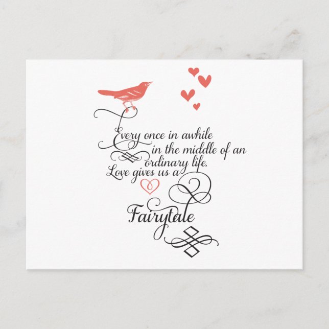 Postal De vez en cuando en una vida ordinaria. (Anverso)