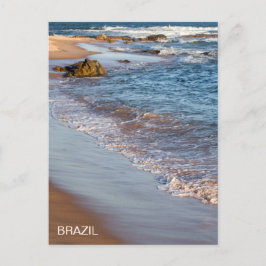 Postal de viaje a la playa de Brasil