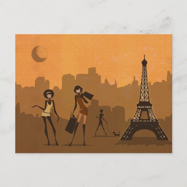 Postal de viaje a París (Anverso)