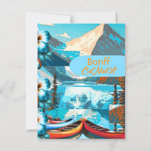 Postal de viaje de Banff Park, postal, Albe