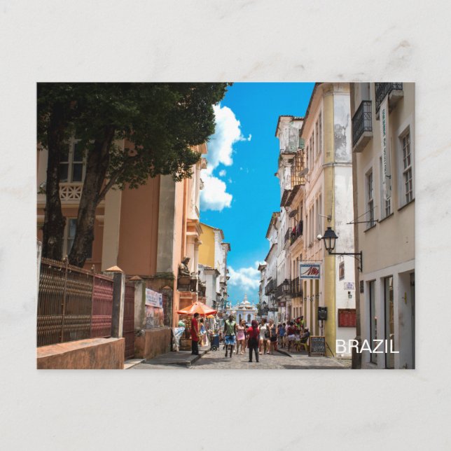 Postal de viaje de Brasil (Anverso)