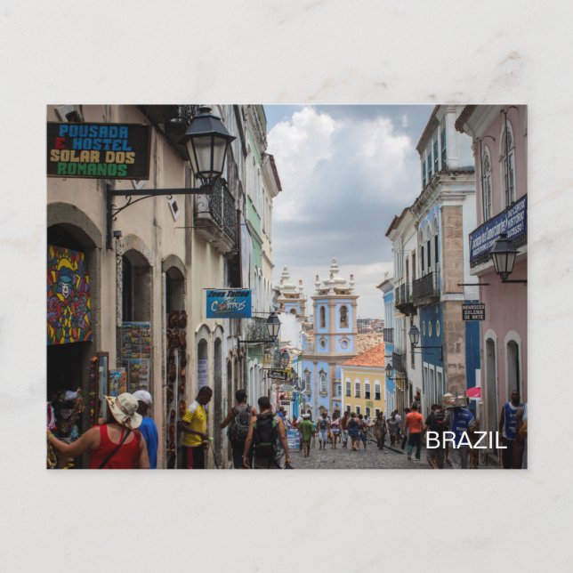 Postal de viaje de Brasil (Anverso)