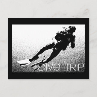 Postal de viaje de buceo