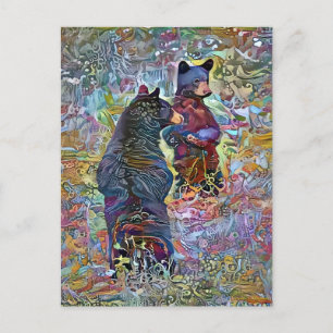 Postal de viaje de campo