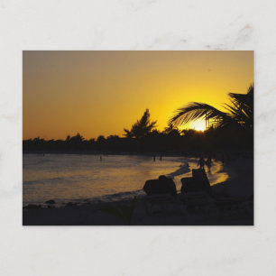 postal de viaje de CANCUN Ocean Sunset
