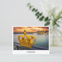 postal de viaje de Estocolmo (Suecia)
