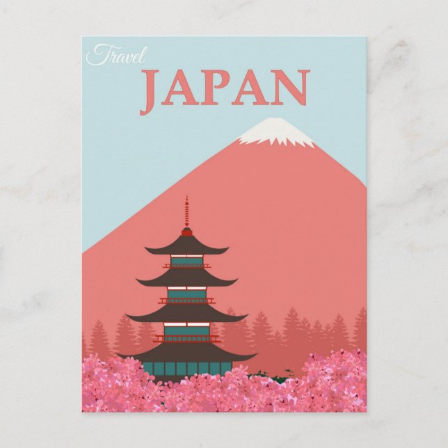 Postal de viaje de Japón (Anverso)
