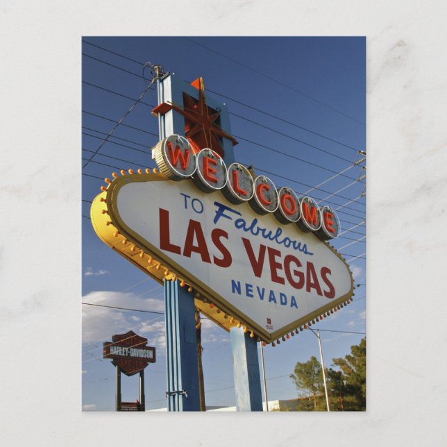 Postal de viaje de LAS VEGAS (Anverso)