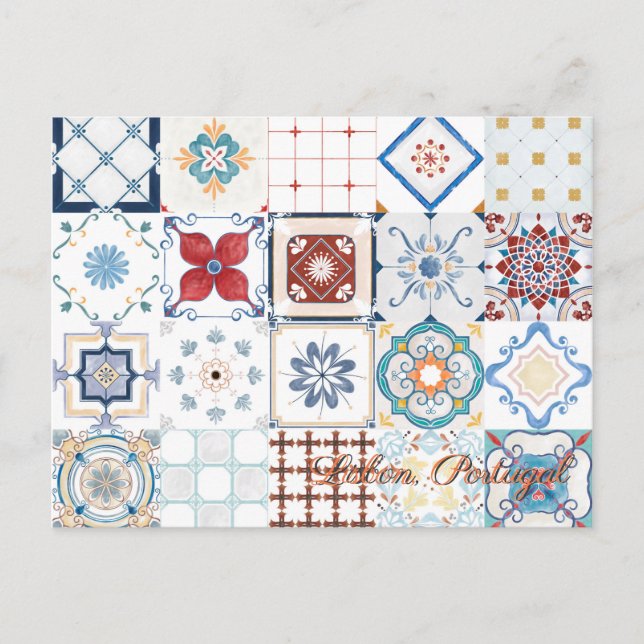 postal de viaje de Lisboa Portugal (Anverso)