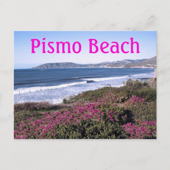 Postal de viaje de Pismo Beach (Anverso)