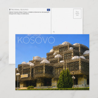 Postal de viaje de Pristina, Kosovo