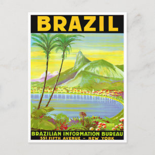 postal de viaje de Rio de Janeiro Brasil