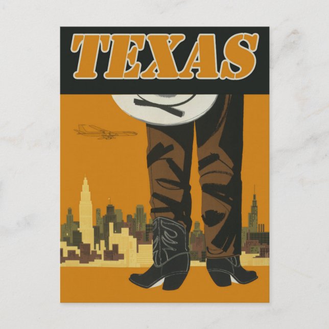 Postal de viaje de TEXAS (Anverso)
