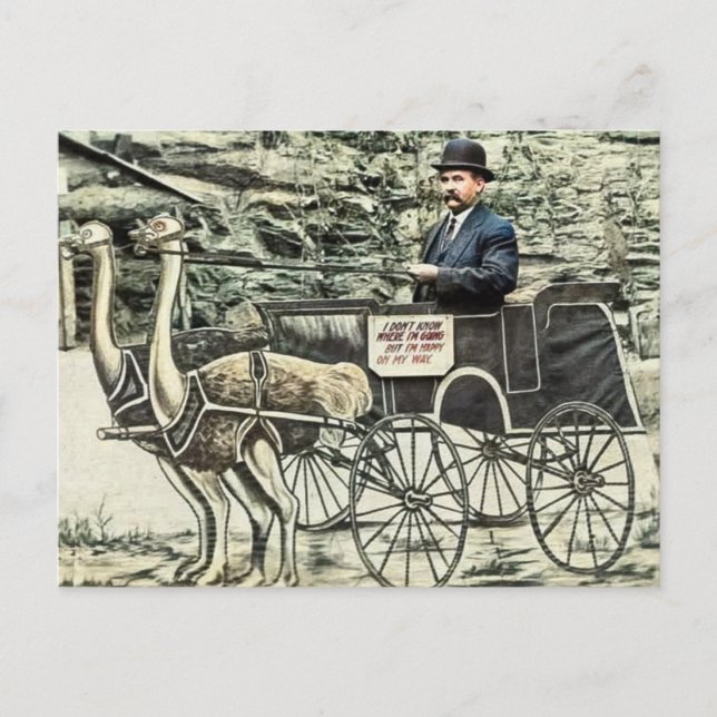 Postal de viaje de vintage (Anverso)