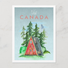 Postal de viaje de vintage | Canadá