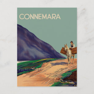 Postal de viaje de Vintage Connemara Ireland