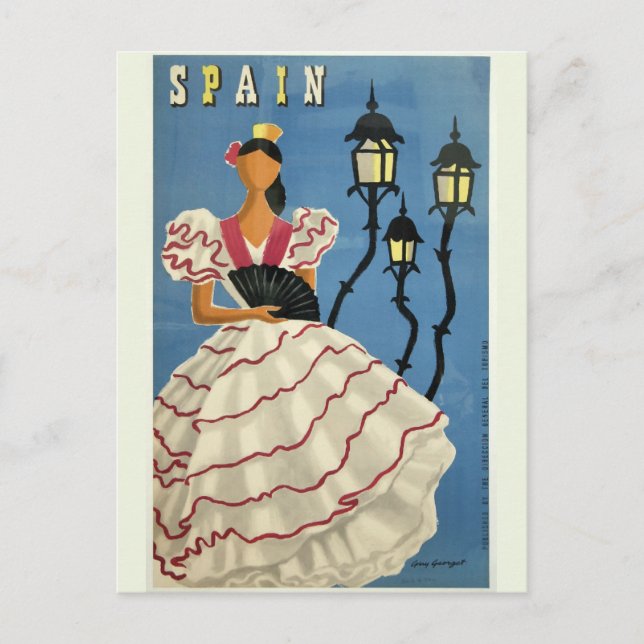 postal de viaje de Vintage de SPAIN (Anverso)