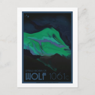 Postal de viaje espacial - Wolf 1061c