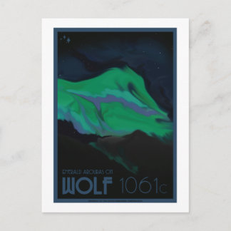 Postal de viaje espacial - Wolf 1061c