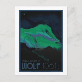 Postal de viaje espacial - Wolf 1061c