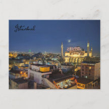 Postal de viaje fotográfico de Estambul