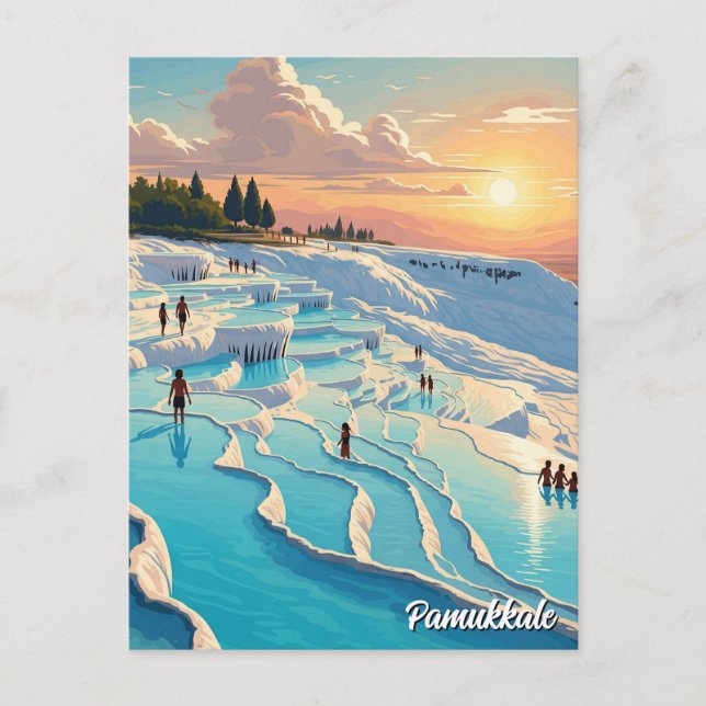 Postal de viaje Pamukkale (Anverso)