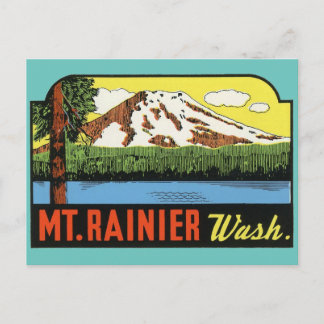 Postal de viaje para el buque Rainer Washington