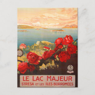 Postal de viaje por cosecha en Italia