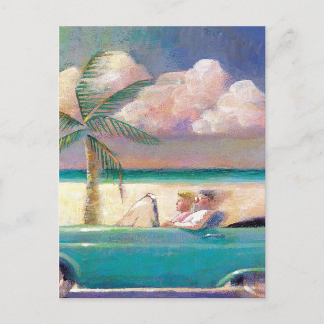 postal de viaje por Florida (Anverso)