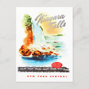 Postal de viaje vintage de las Cataratas del Niága