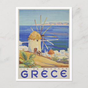 Postal de viajes Vintage Greece