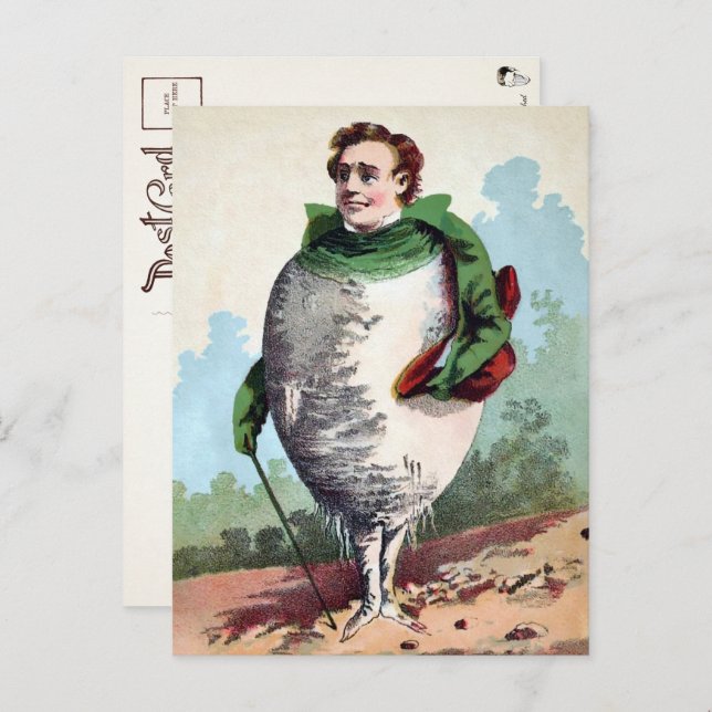 Postal de Victorian Beet Man  (Anverso / Reverso)