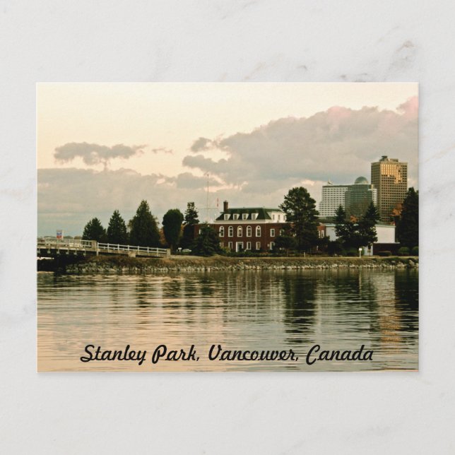 postal de vida de Stanley Park Serene (Anverso)