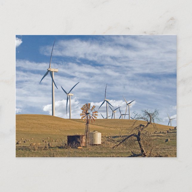 Postal de viento azul (Anverso)