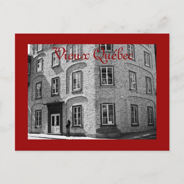 Postal de Vieux Quebec (Anverso)