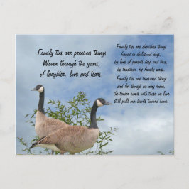 Postal de vínculos familiares