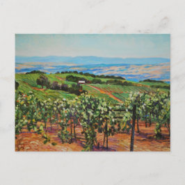Postal de viñedos