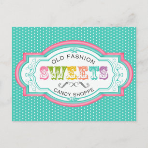 Postal de Vintage Candy Parlor