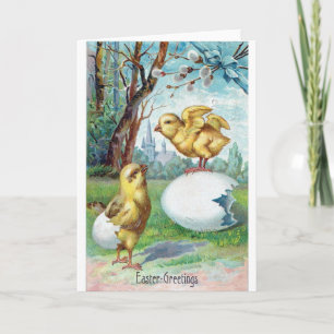 Postal de Vintage de Pascua